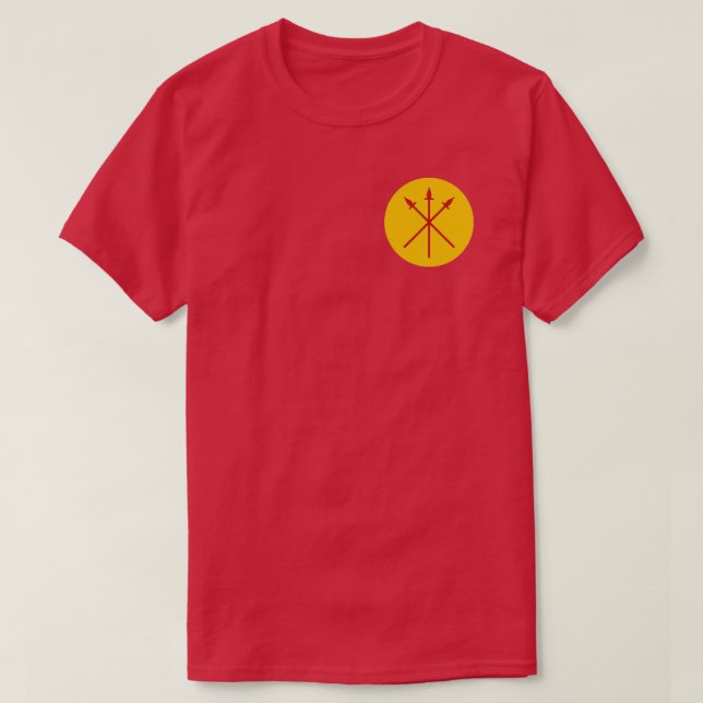 Camiseta de los altavoces rojos de SCA (Diseño del anverso)