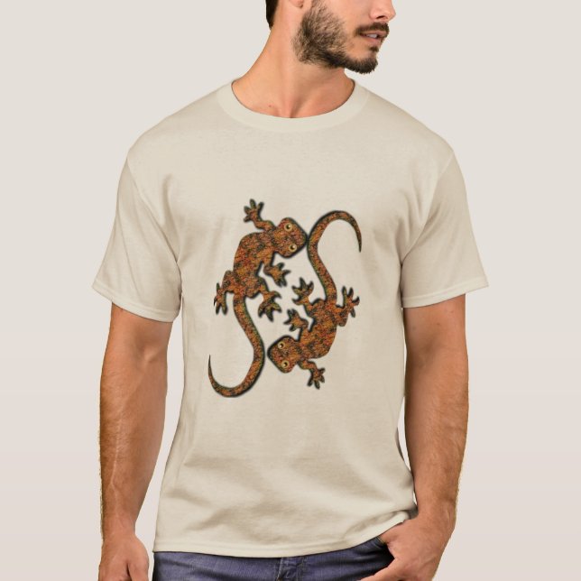 Camiseta de los amantes de los animales de Geckos  (Anverso)