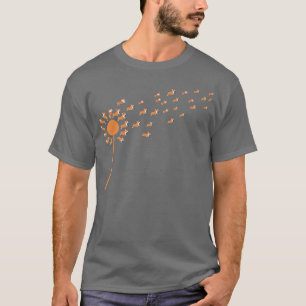 Camiseta De Los Amantes Del Perro Con Dandelion Co