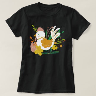 camiseta de los amantes del pollo