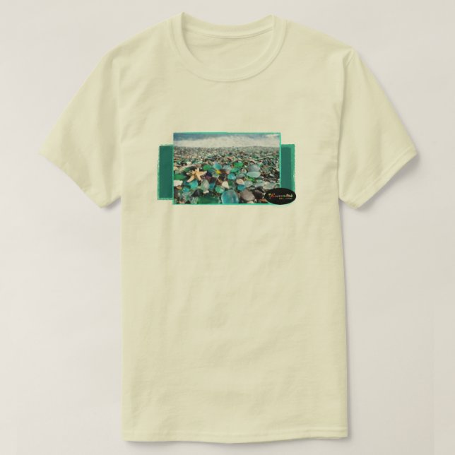 Camiseta de los amantes del vidrio marino (Diseño del anverso)