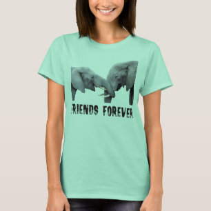 Camiseta De los amigos abrazo/que abraza de los elefantes
