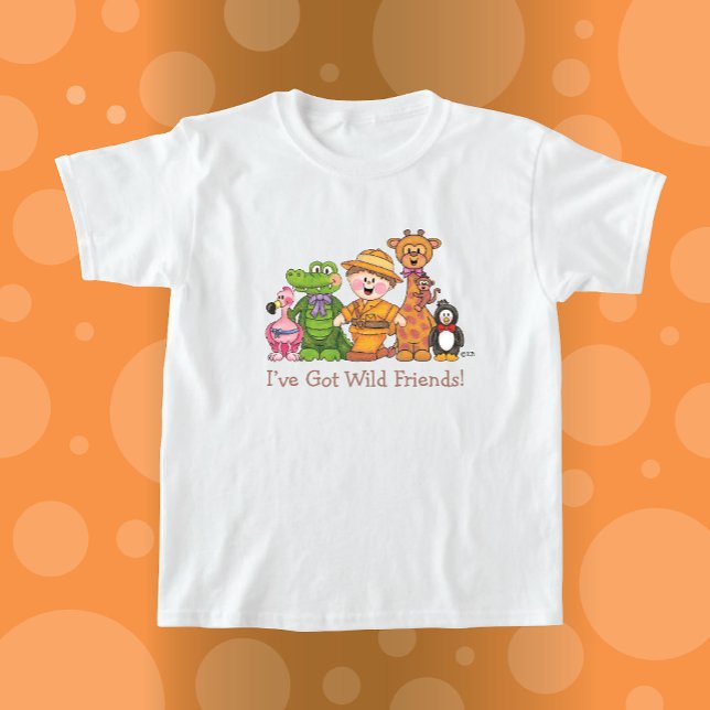 Camiseta de los amigos del zoológico salvaje Jolly (Subido por el creador)