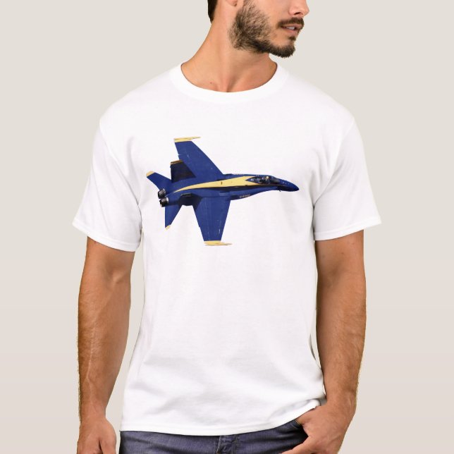 Camiseta de los ángeles azules F-15 de los (Anverso)