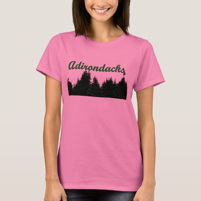 Camiseta de los árboles de Adirondack (Anverso)