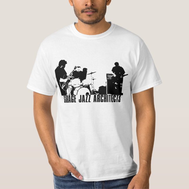 Camiseta de los arquitectos del jazz del garaje (Anverso)