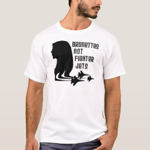 Camiseta de los aviones de combate de los