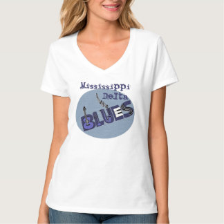 Camiseta de los azules del delta de Mississippi