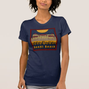 Camiseta de los azules marinos del pabellón de la