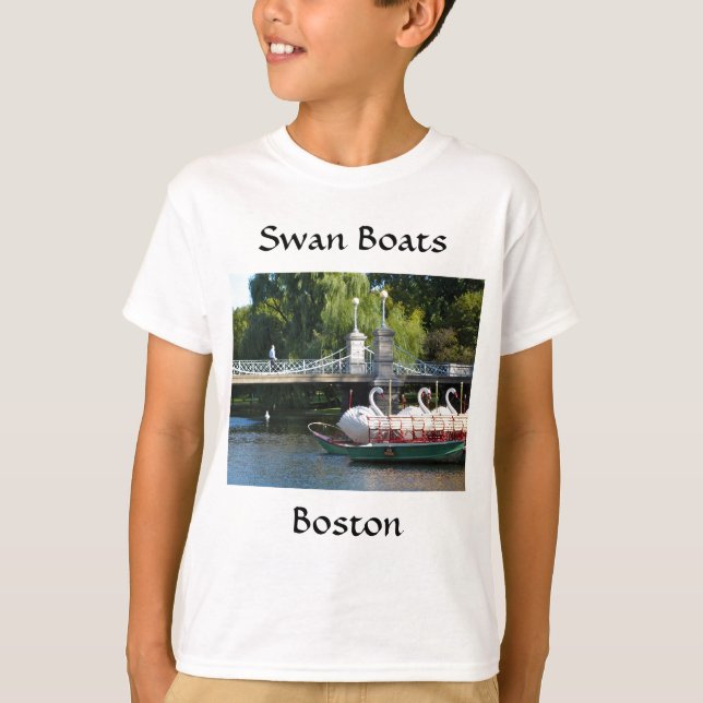 Camiseta de los barcos del cisne de Boston (Anverso)