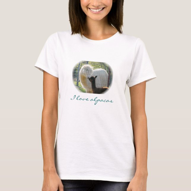 Camiseta de los besos de las alpacas (Anverso)