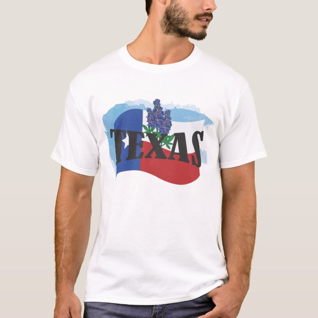 Camiseta de los Bluebonnets de Tejas (Anverso)