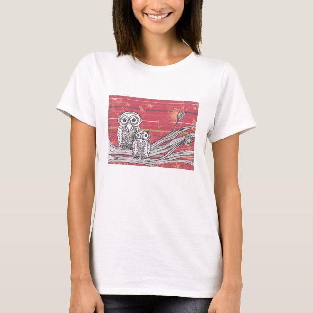 Camiseta de los búhos 17 (Anverso)
