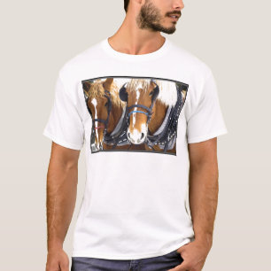 Camiseta de los caballos de proyecto de Clydesdale