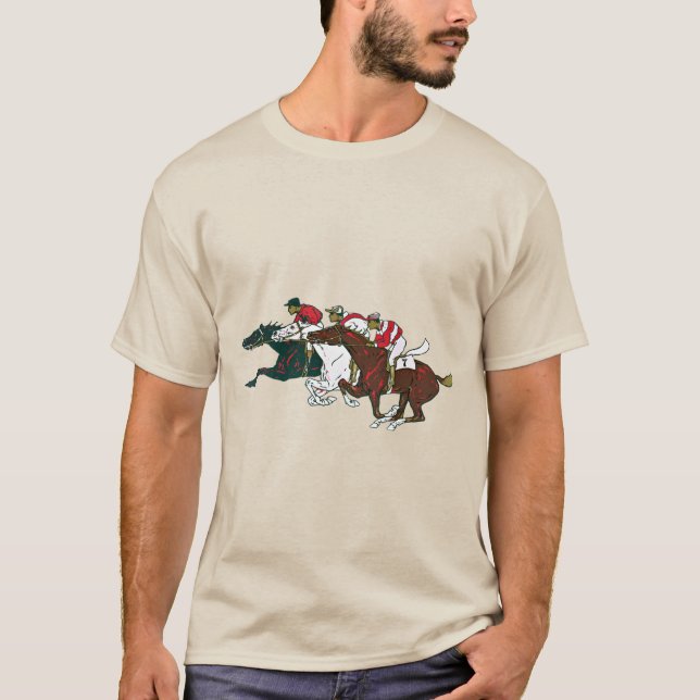 Camiseta de los caballos de raza (Anverso)