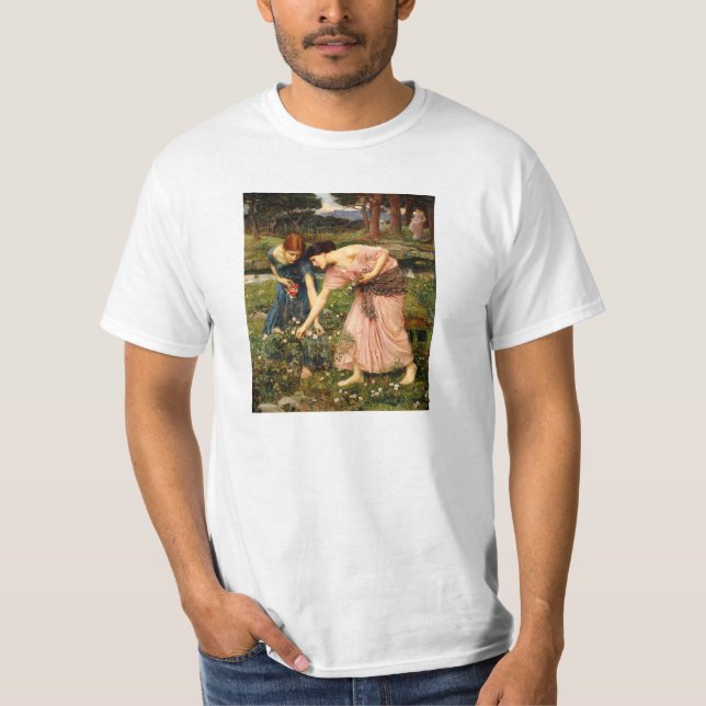Camiseta de los capullos de rosa de YE del frunce (Anverso)