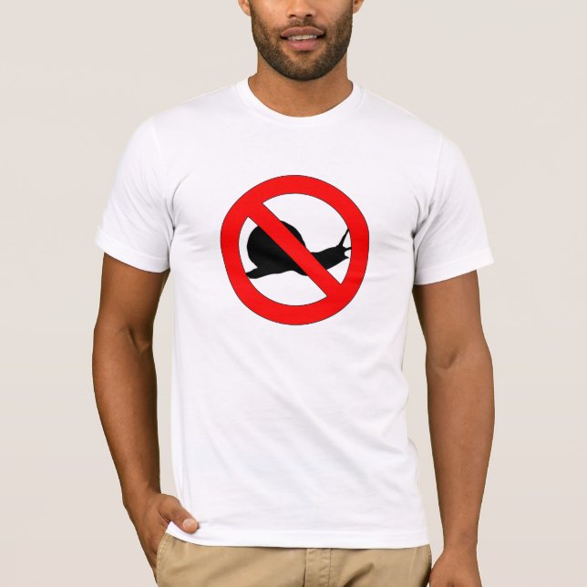 Camiseta de los caracoles de la prohibición (Anverso)