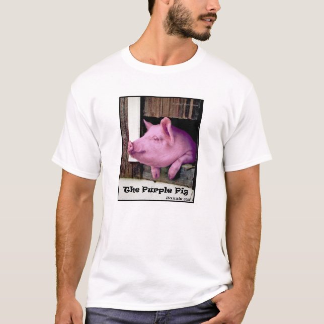 Camiseta de los Cerdos Morados (Anverso)
