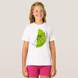 Camiseta de los chicas Citrus Lime