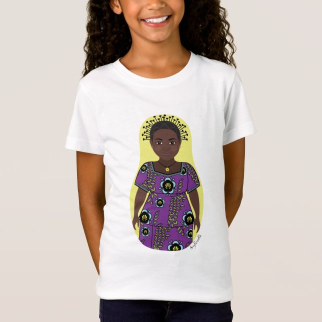 Camiseta de los Chicas congoleños de Matryoshka (Anverso)