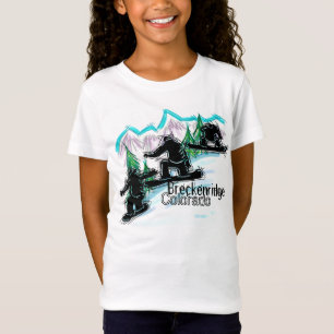 Camiseta de los chicas de Breckenridge Colorado