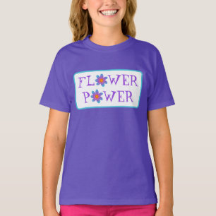 Camiseta de los Chicas de energía de las flores