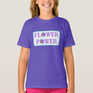 Camiseta de los Chicas de energía de las flores