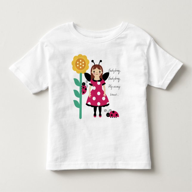 Camiseta de los Chicas de girasol de KRW Ladybug (Anverso)