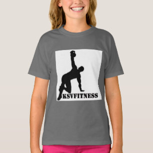 Camiseta de los chicas de la aptitud de KSV