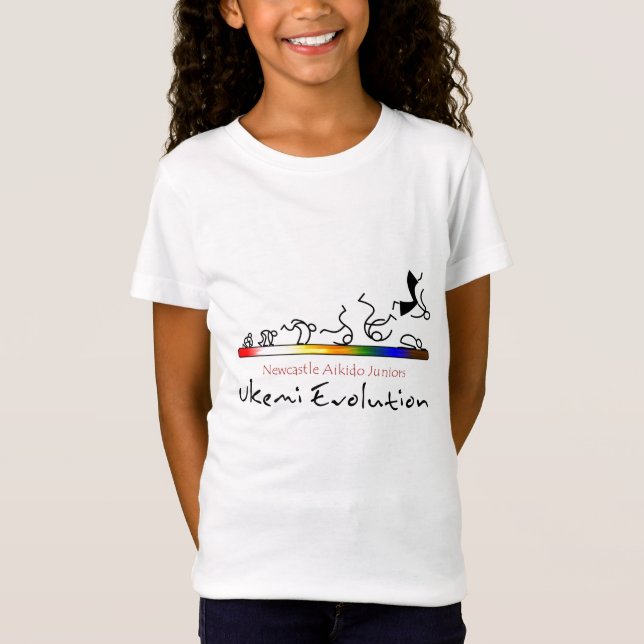 Camiseta de los chicas de la evolución de Ukemi (Anverso)