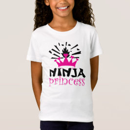 Camiseta de los chicas de la princesa de Ninja