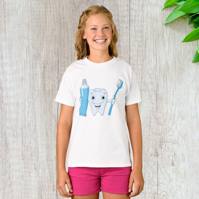 Camiseta De Los Chicas De Tooth Y Toothcepillo (Subido por el creador)