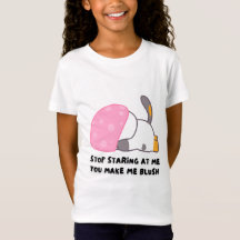 Camiseta de los Chicas "Dejen de mirar"