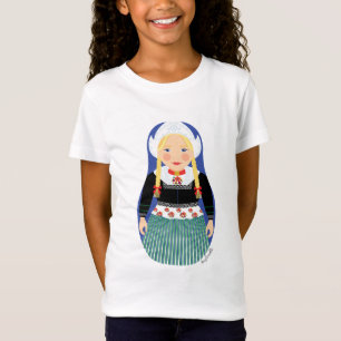 Camiseta de los Chicas holandeses Matryoshka