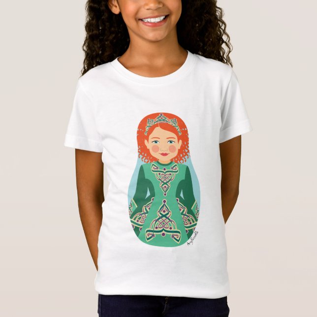 Camiseta de los Chicas irlandeses Redhead Matryosh (Anverso)