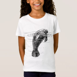 Camiseta de los chicas Manatee