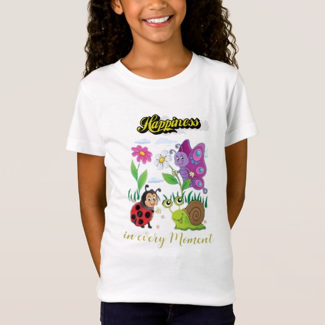 Camiseta De Los chicas Meadow Critters (Anverso)