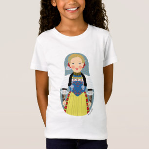 Camiseta de los Chicas suizos de Matryoshka