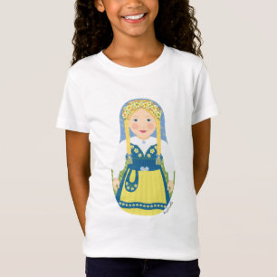 Camiseta de los Chicas Swede Matryoshka