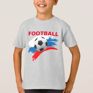 Camiseta de los chicos de fútbol de Rusia