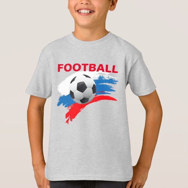 Camiseta de los chicos de fútbol de Rusia (Anverso)
