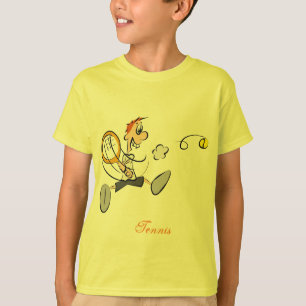 Camiseta de los chicos de tenis