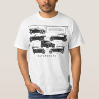 Camiseta de los coches antiguos