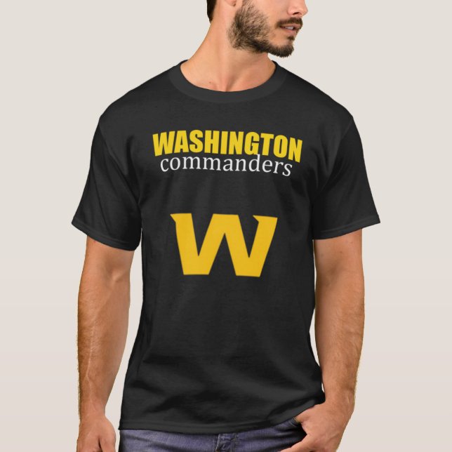 camiseta de los comandantes de washington (Anverso)