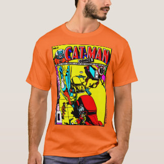 Camiseta de los cómics de CAT-MAN de los años 40
