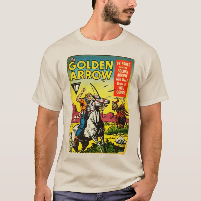 Camiseta de los Cómics Occidentales de la Flecha D (Anverso)