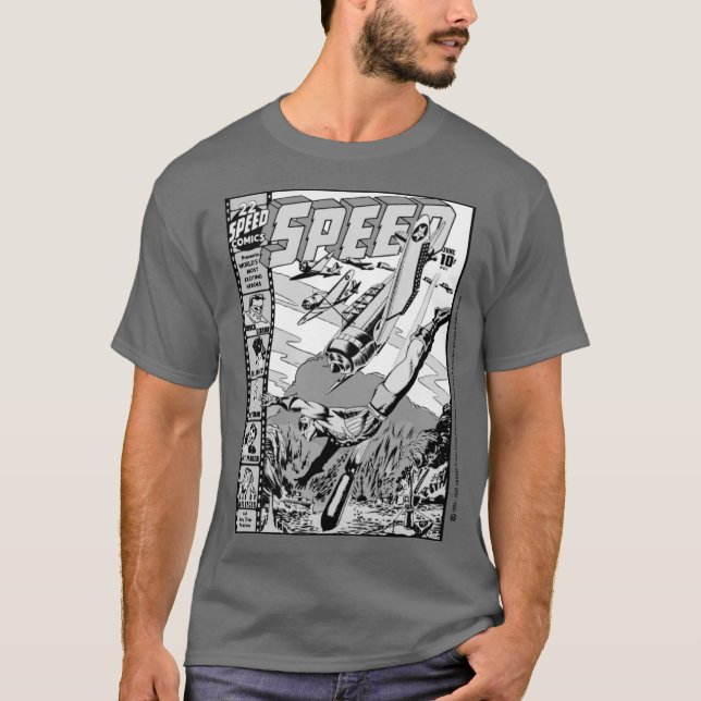 Camiseta de los cómics SPEED de los años 40 (Anverso)