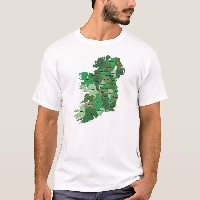 Camiseta de los condados de Irlanda (Anverso)