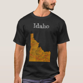 Camiseta de los condados y autopistas de Idaho