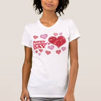 Camiseta de los corazones del el día de San